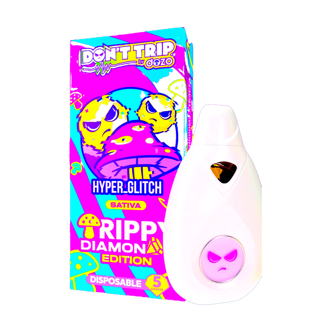 5g Trippy Diamonds Mushroom Vape | Hyper Glitch (Sativa)