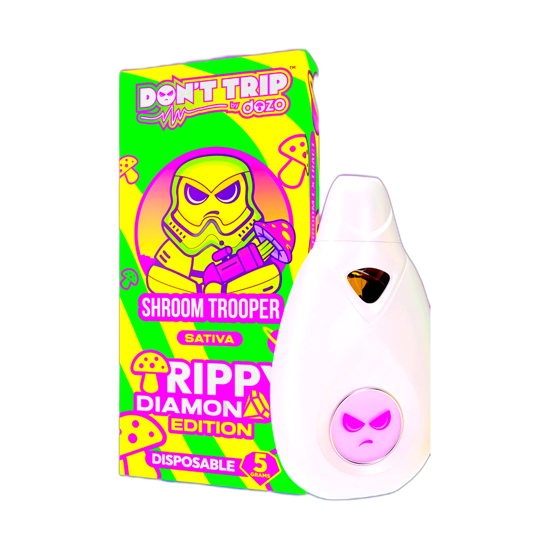 5g Trippy Diamonds Mushroom Vape | ShroomTrooper (Sativa)
