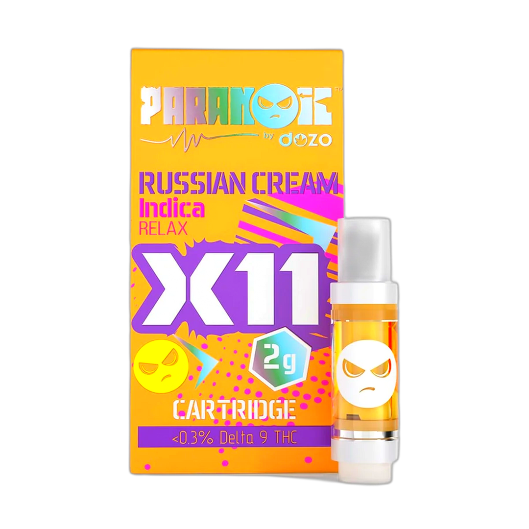 Dozo Paranoic X11 Cart | Russian Cream (Indica)