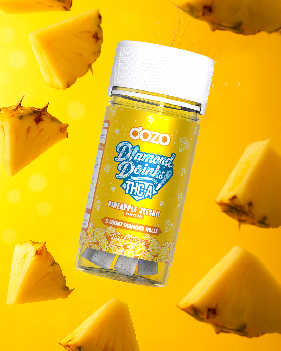 Dozo THC-A Doinks -  Diamond Rolls (5ct)