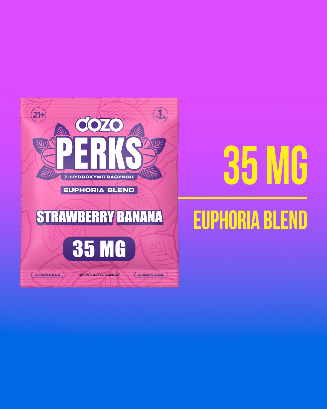 1ct 35mg Dozo PERKS 7-OH