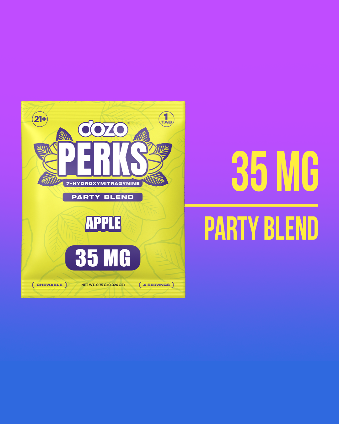 1ct 35mg Dozo PERKS 7-OH