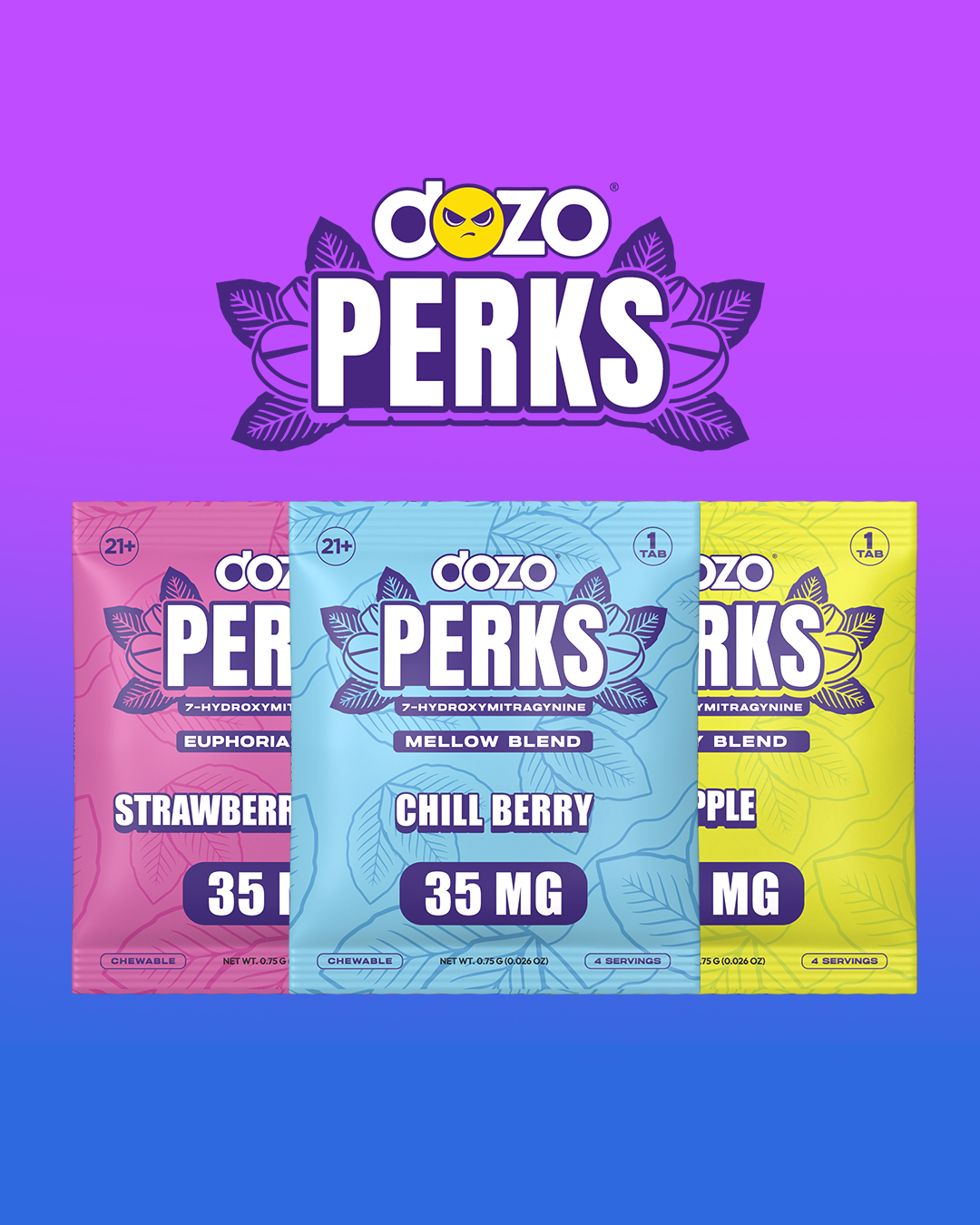 1ct 35mg Dozo PERKS 7-OH