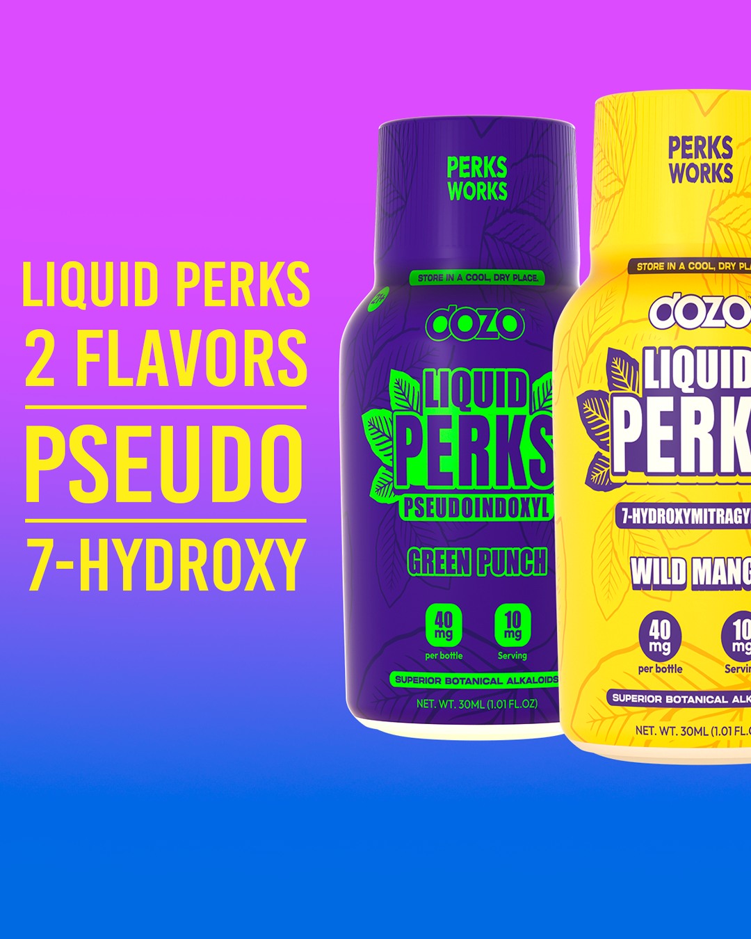 Dozo LIQUID PERKS 7-HYDROXYMITRAGYNINE | WILD MANGO