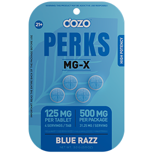 4ct 125mg Dozo PERKS MG-X | 500 mg pack