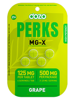 4ct 125mg Dozo PERKS MG-X | 500 mg pack