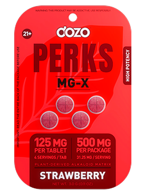 4ct 125mg Dozo PERKS MG-X | 500 mg pack