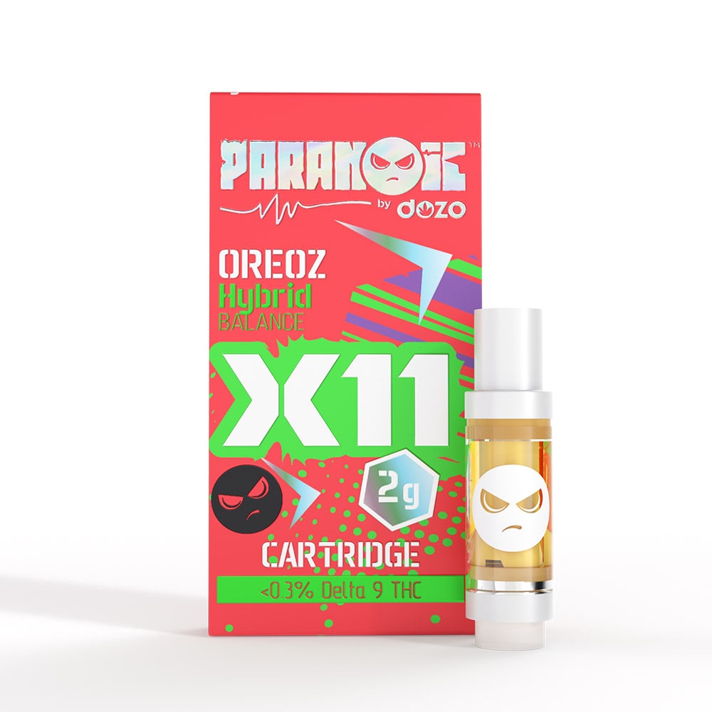 Dozo Paranoic X11 Cart | Sour Gorilla (Sativa)