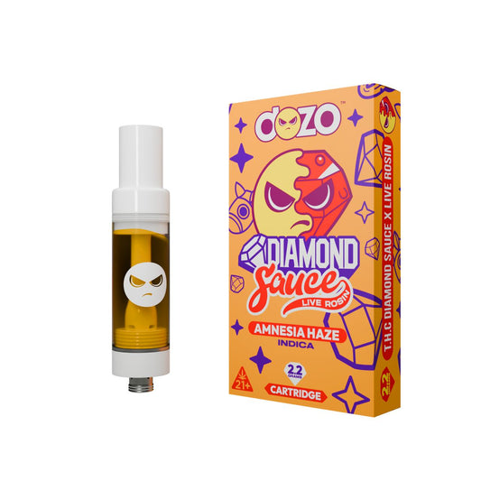 DOZO Diamond Sauce Live Rosin THC Cart