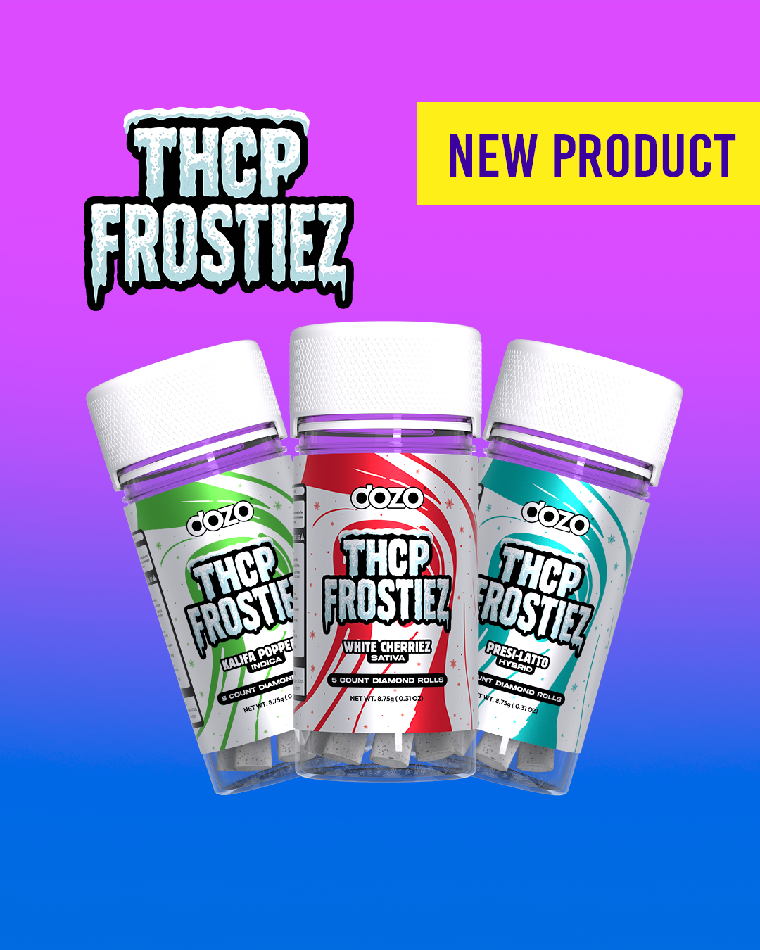 Dozo THCP Frostiez - Diamond Rolls (5ct)