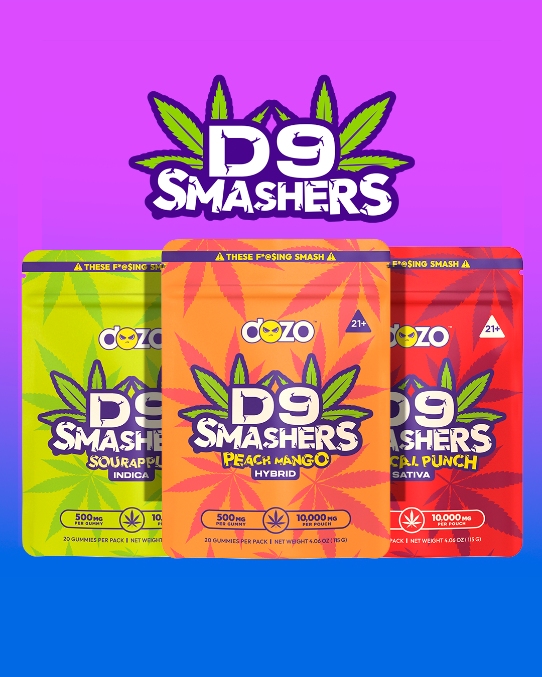 D9 Smasher Gummies