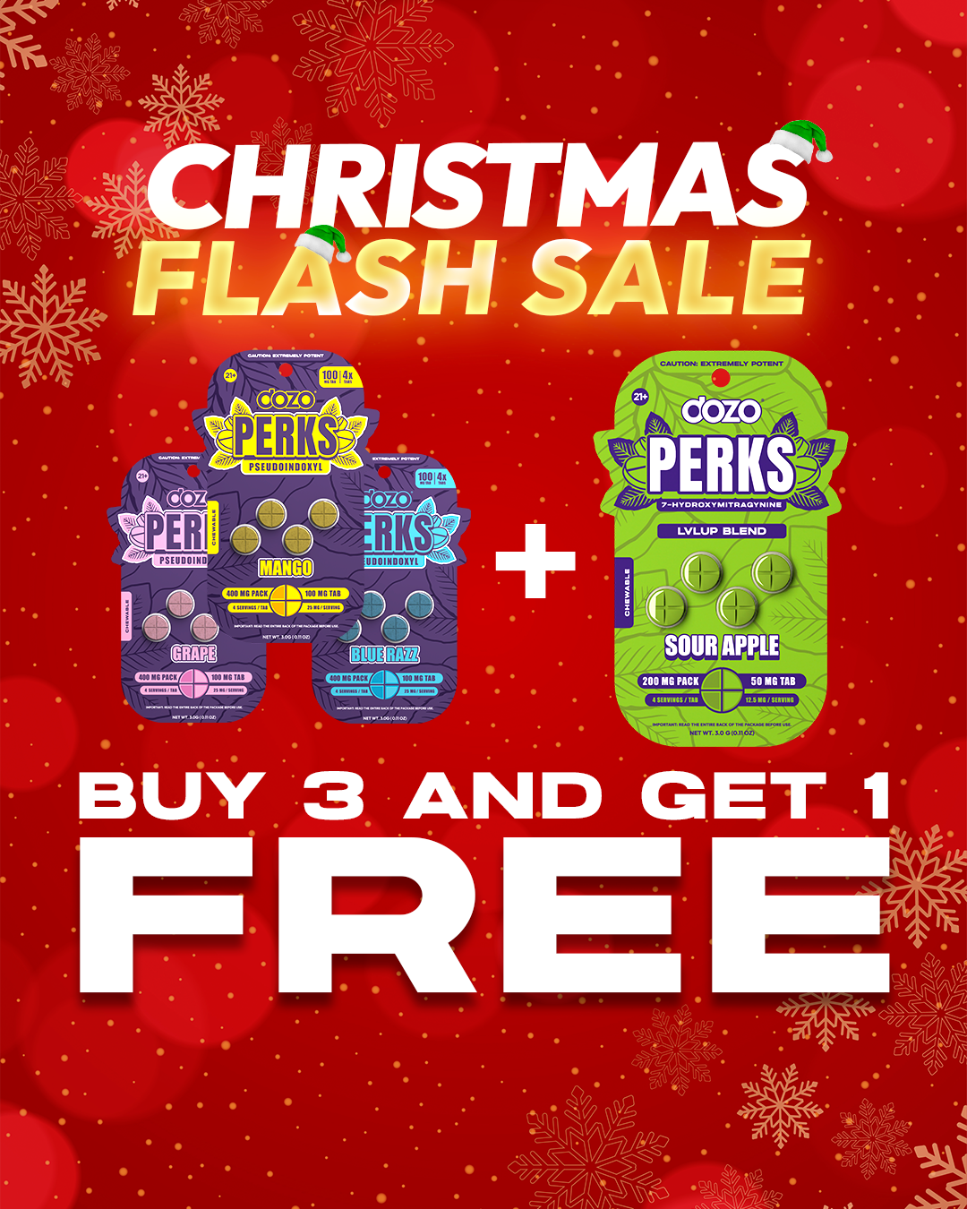 4ct 100mg Dozo PERKS Pseudoindoxyl | 400mg per PACK