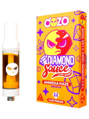 DOZO Diamond Sauce Live Rosin THC Cart