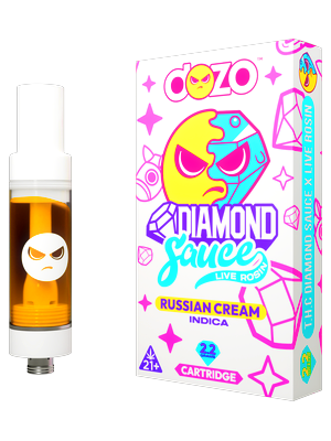 DOZO Diamond Sauce Live Rosin THC Cart