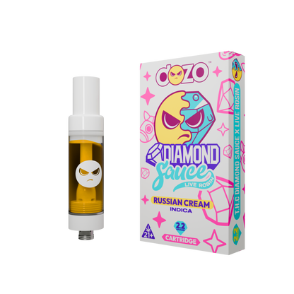 DOZO Diamond Sauce Live Rosin THC Cart | Mimosa (Sativa)
