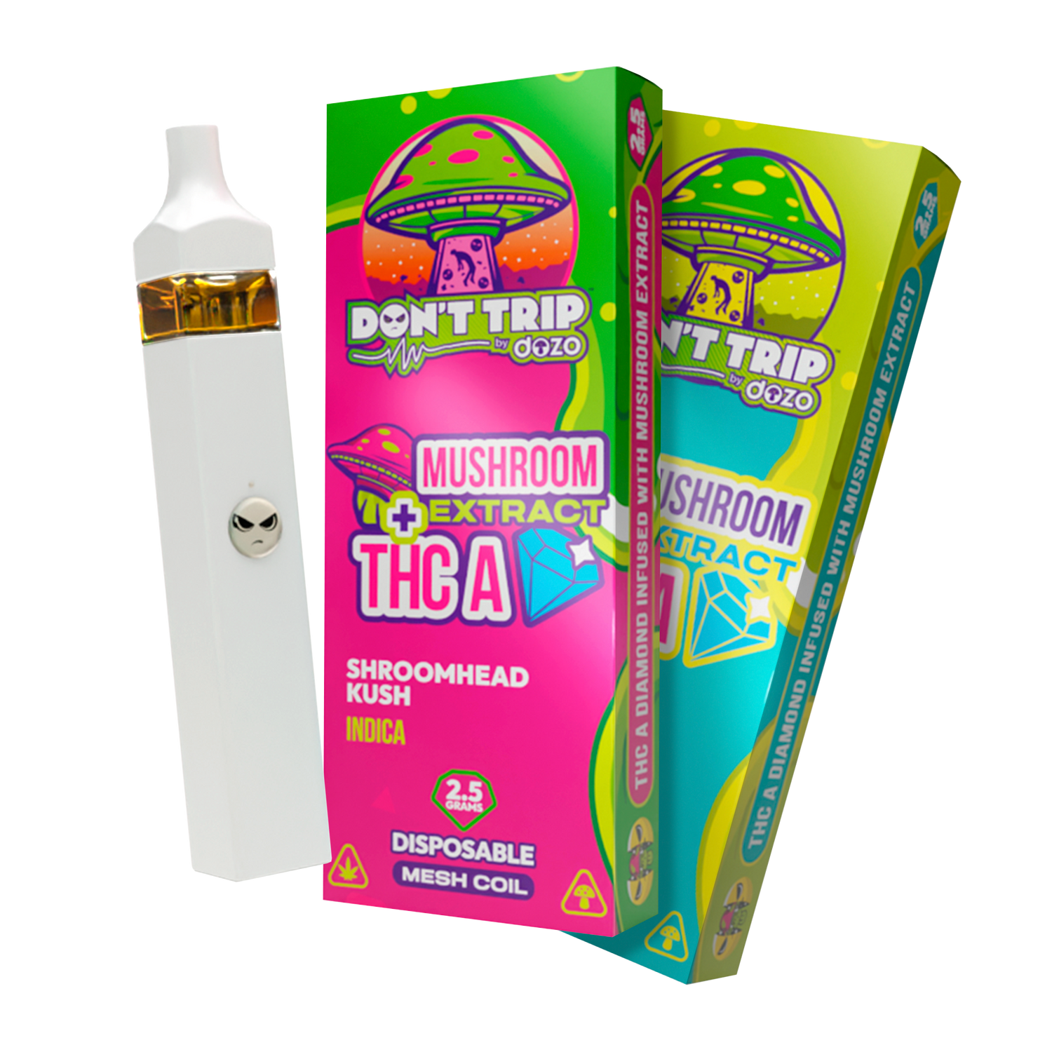 Don't Trip Mushroom Vape: Mushy Marshmallow (Hybrid) – puredozo