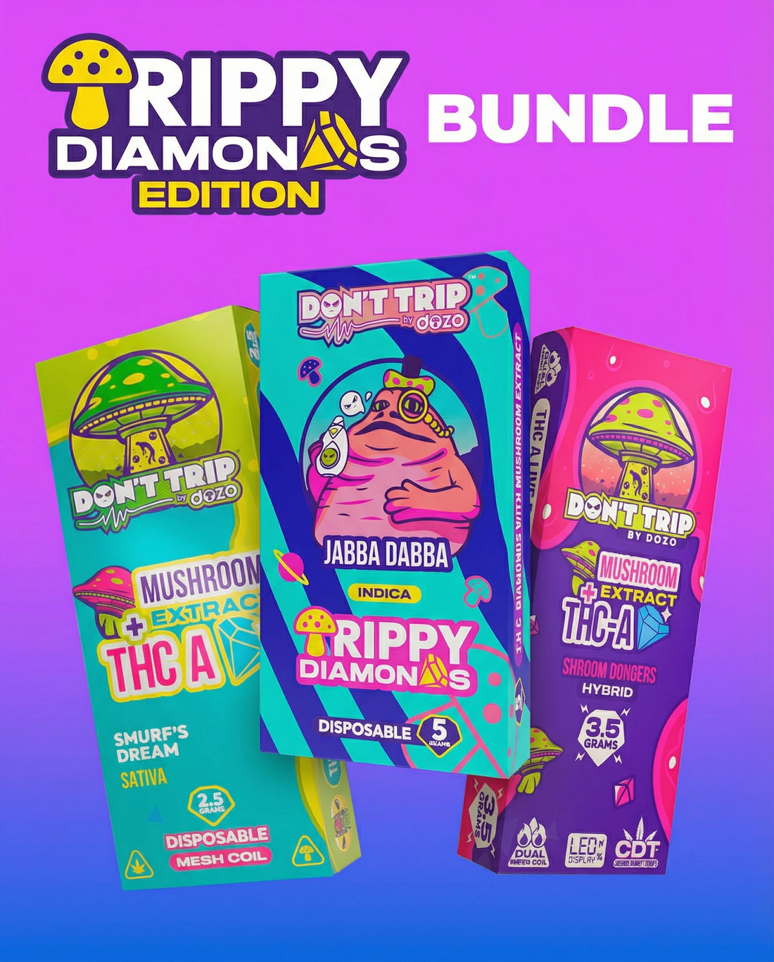 Bundle Don't Trip Mushroom 5g Vape