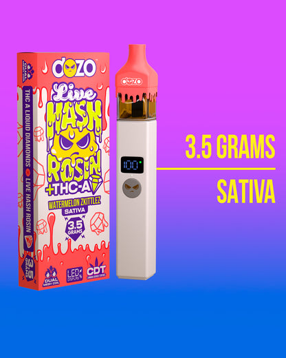 3.5g Dozo Live Hash Rosin THC-A Vape