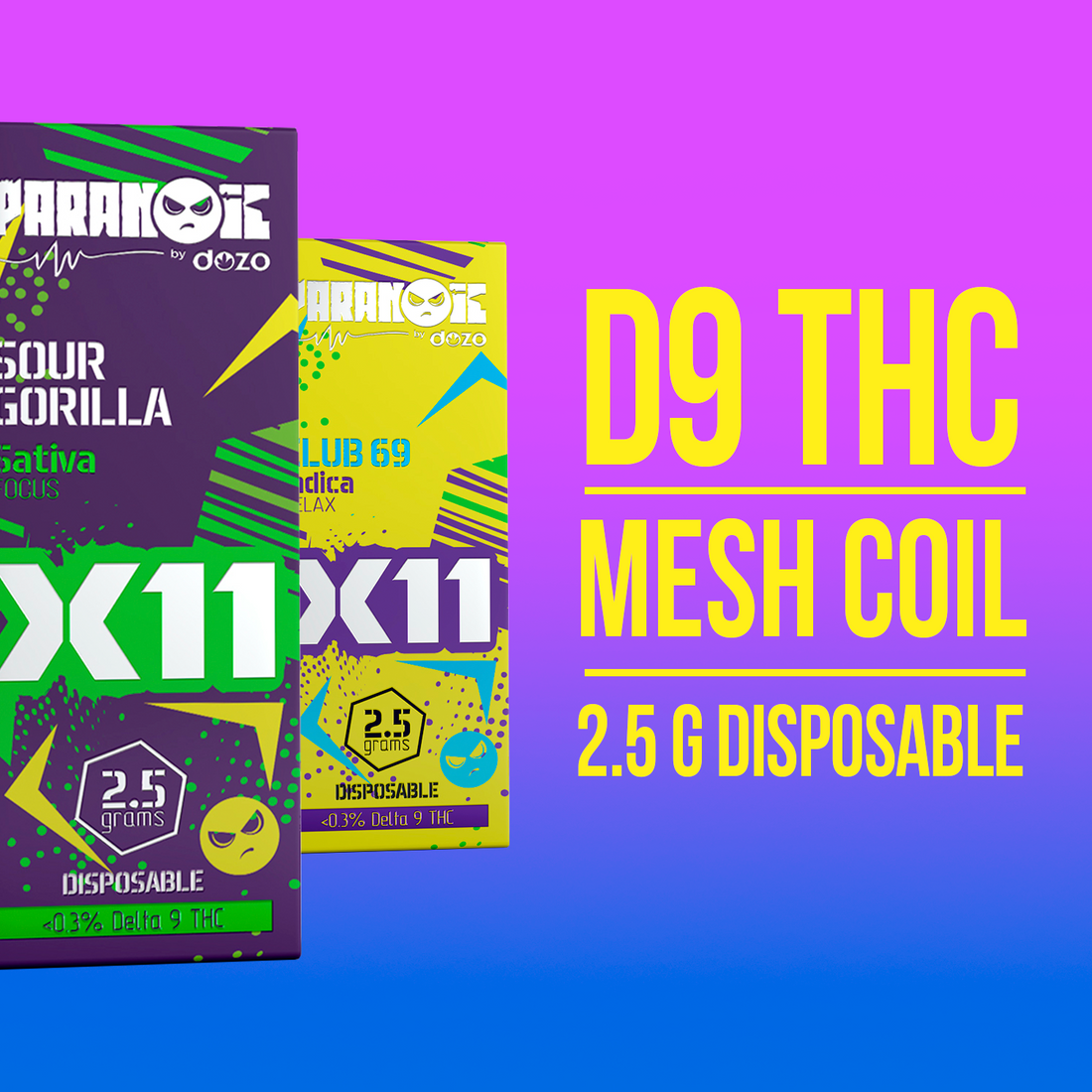 2.5g Dozo X11 Disposable