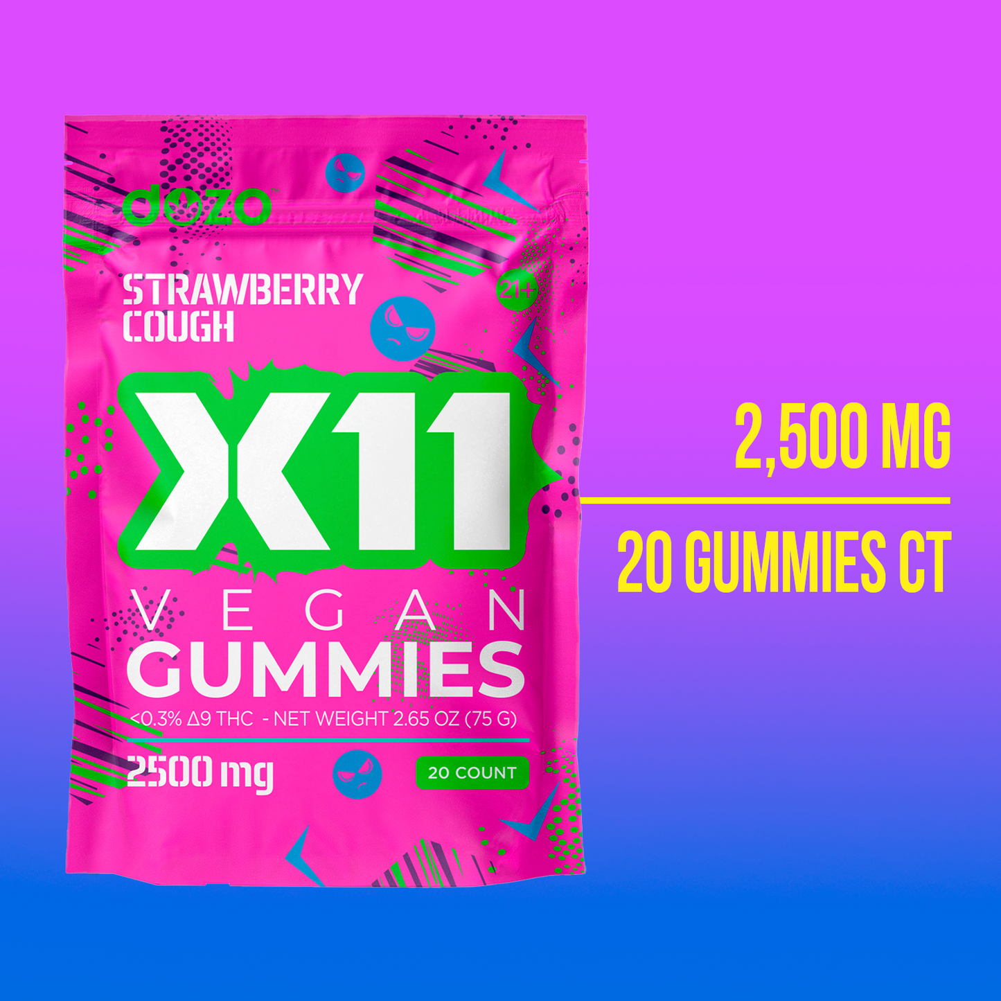 X11 Gummies | Wedding Cake (Hybrid)